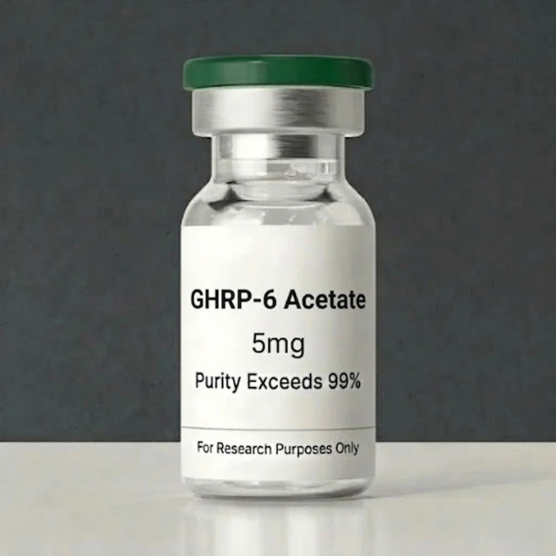 GHRP-6 Acetate (Extreme Appetite & GH) | 5mg – 10mg | >99% Purity